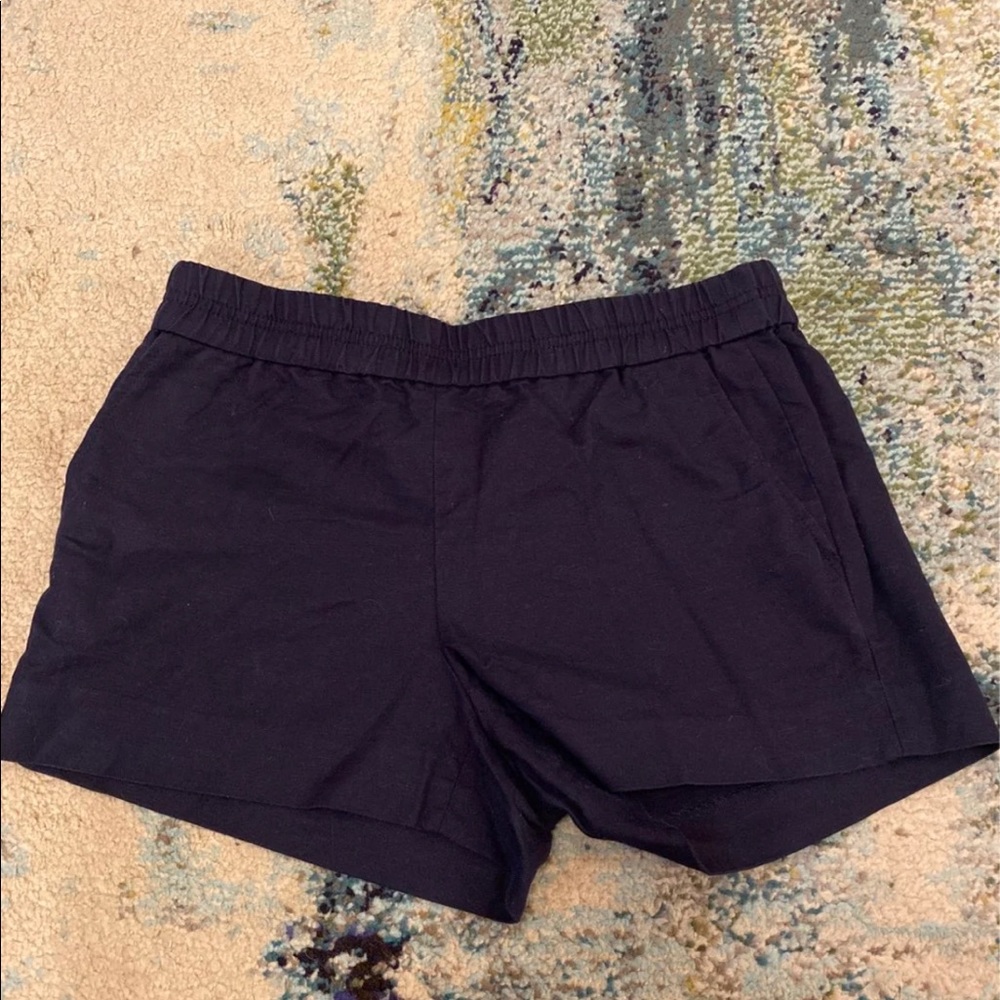 JCrew stretch waist navy shorts sz 4